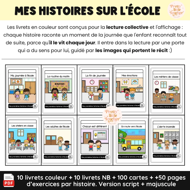 Pack Lecture : Mes premières histoires sur l'école