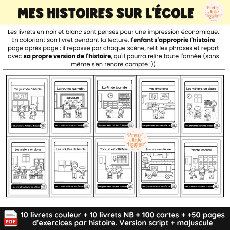 Pack Lecture : Mes premières histoires sur l'école
