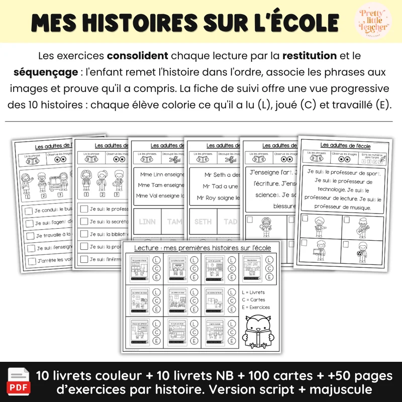 Pack Lecture : Mes premières histoires sur l'école
