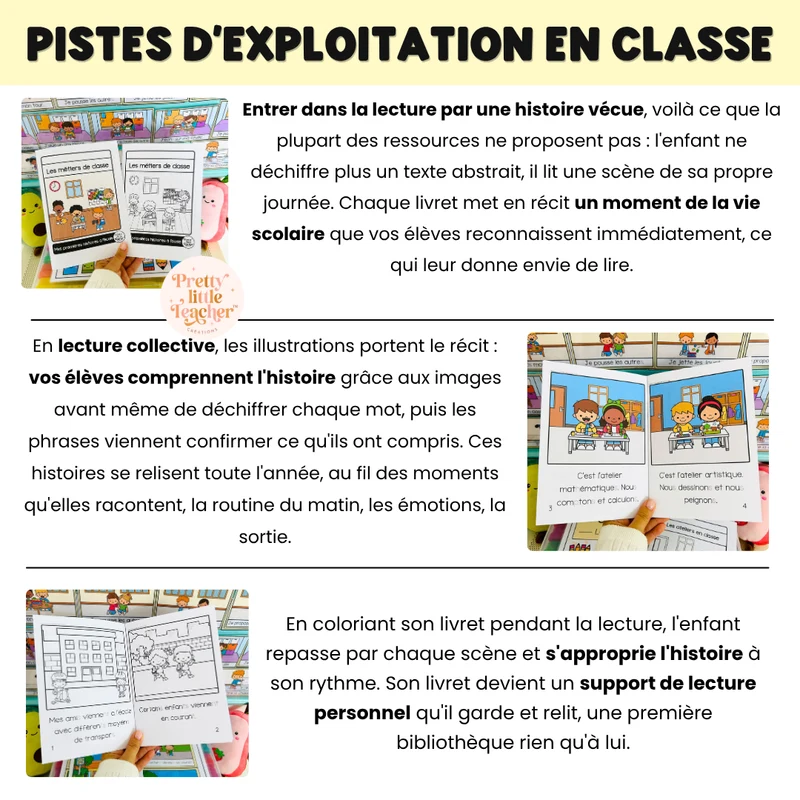 Pack Lecture : Mes premières histoires sur l'école