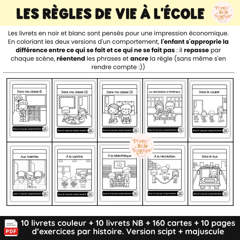 Pack Lecture : les règles de vie à l'école