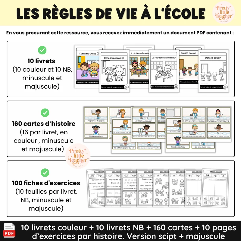 Pack Lecture : les règles de vie à l'école