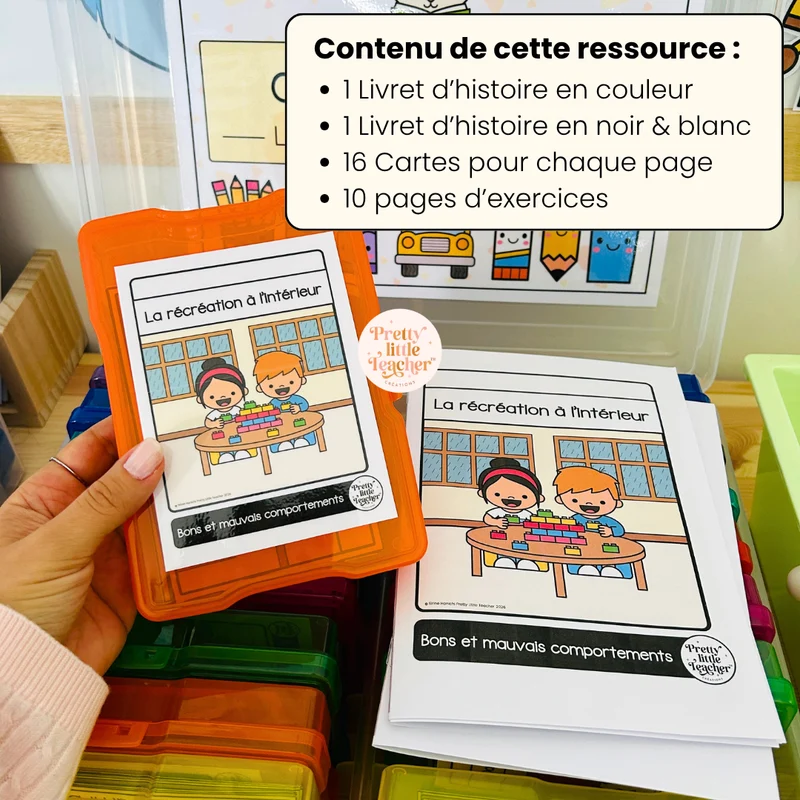 Lecture : La récréation à l'intérieur