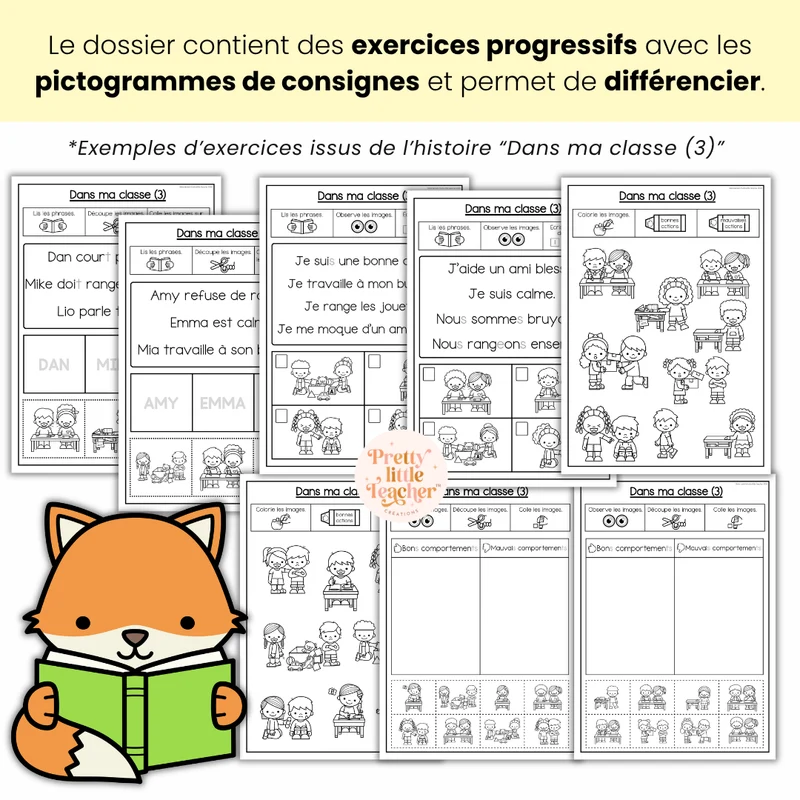 Lecture : La récréation à l'intérieur