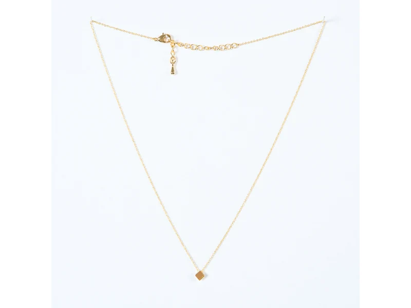 Collier Cube Or
