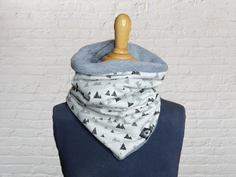 Snood triangle adulte à enfiler