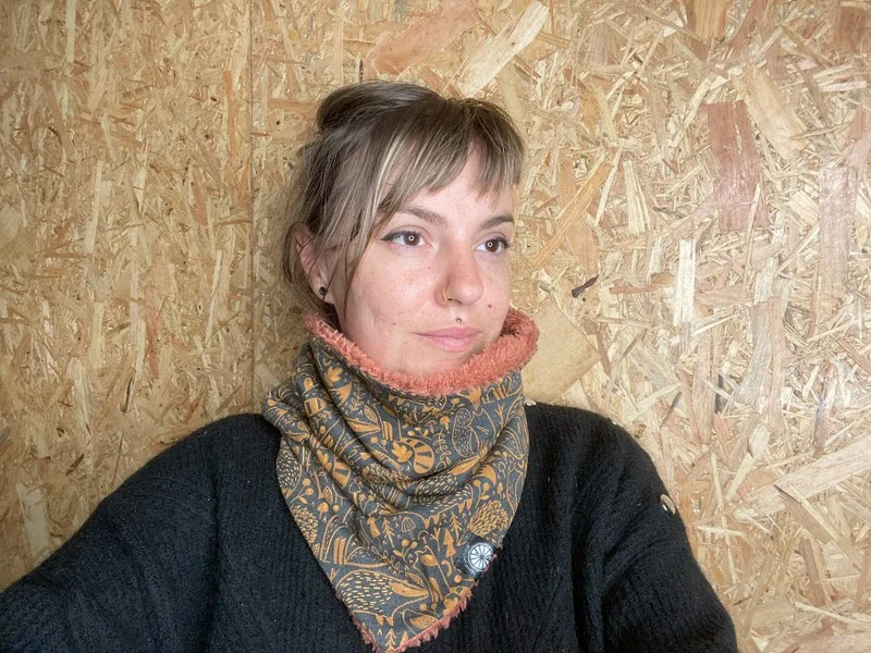Snood triangle adulte à enfiler