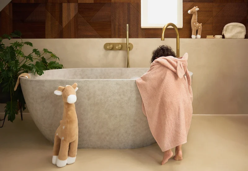 Poncho de bain | Wild Rose