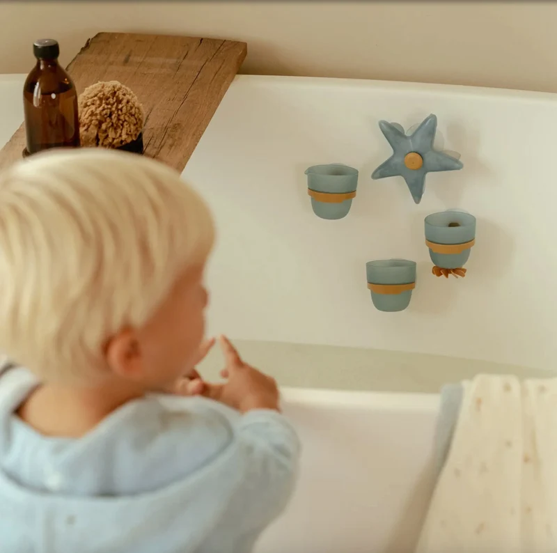 Gobelets de bain | Bleu