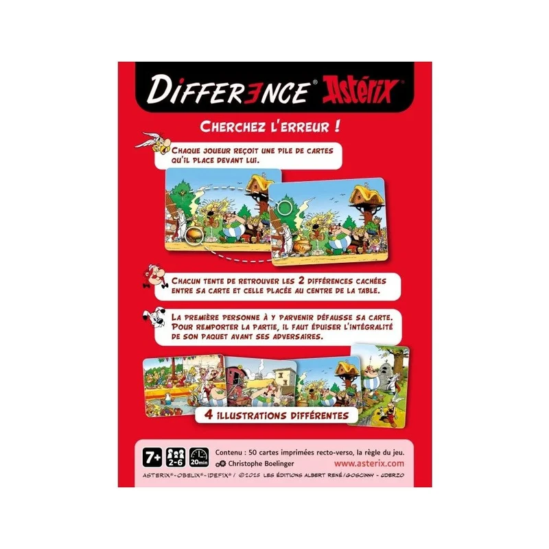 Différence - Edition Astérix
