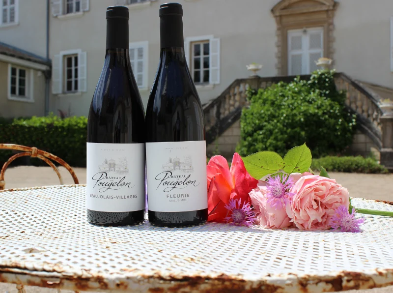 Coffret vin du Beaujolais 2 bouteilles rouge