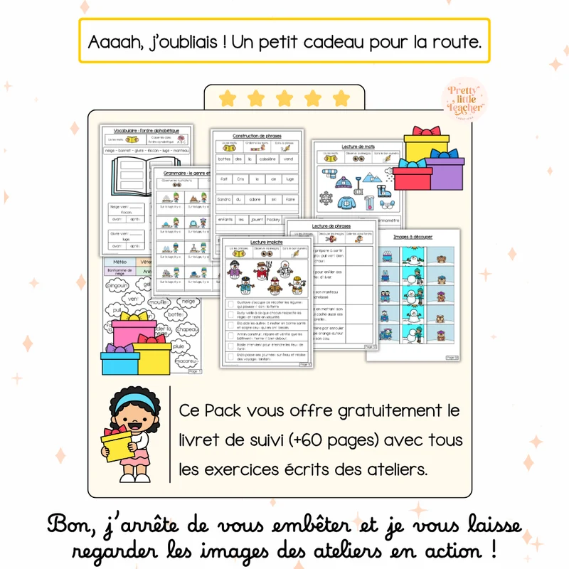 Pack 2 Français sur l'hiver