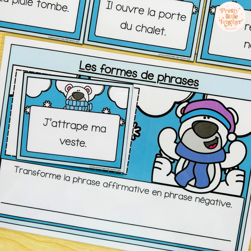Pack 2 Français sur l'hiver