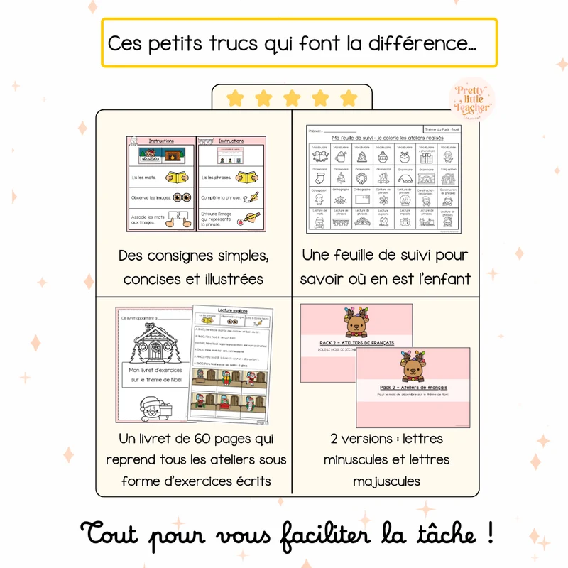 Pack 2 Français sur Noël