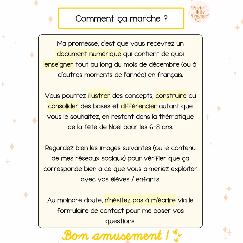 Pack 2 Français sur Noël