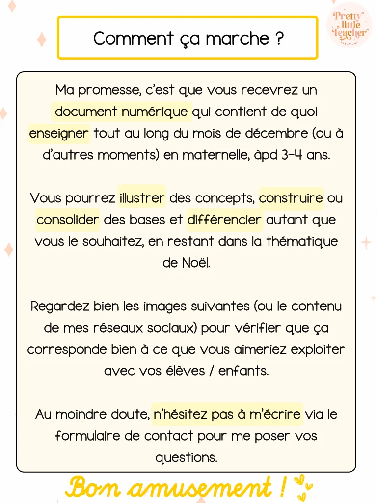 Pack Maternelle sur la fête de Noël