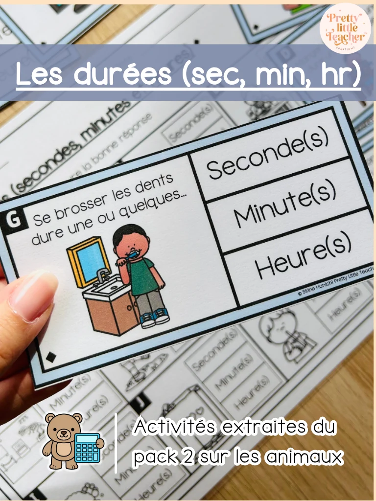 Les durées (3x)