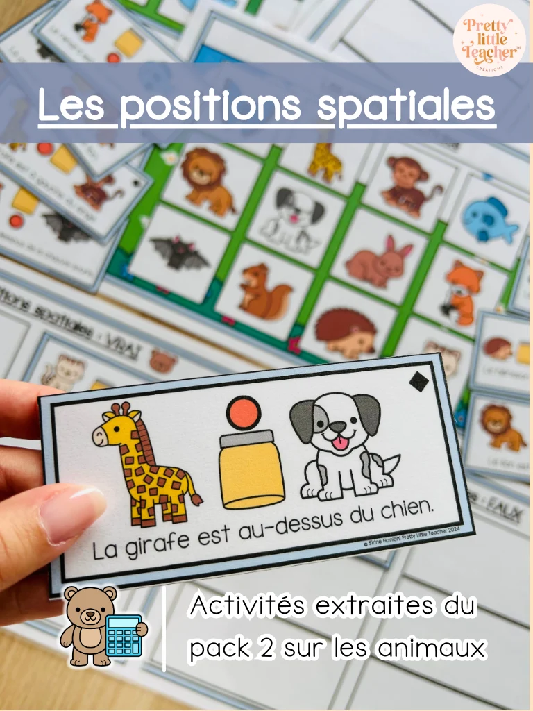 Les positions spatiales (3x)
