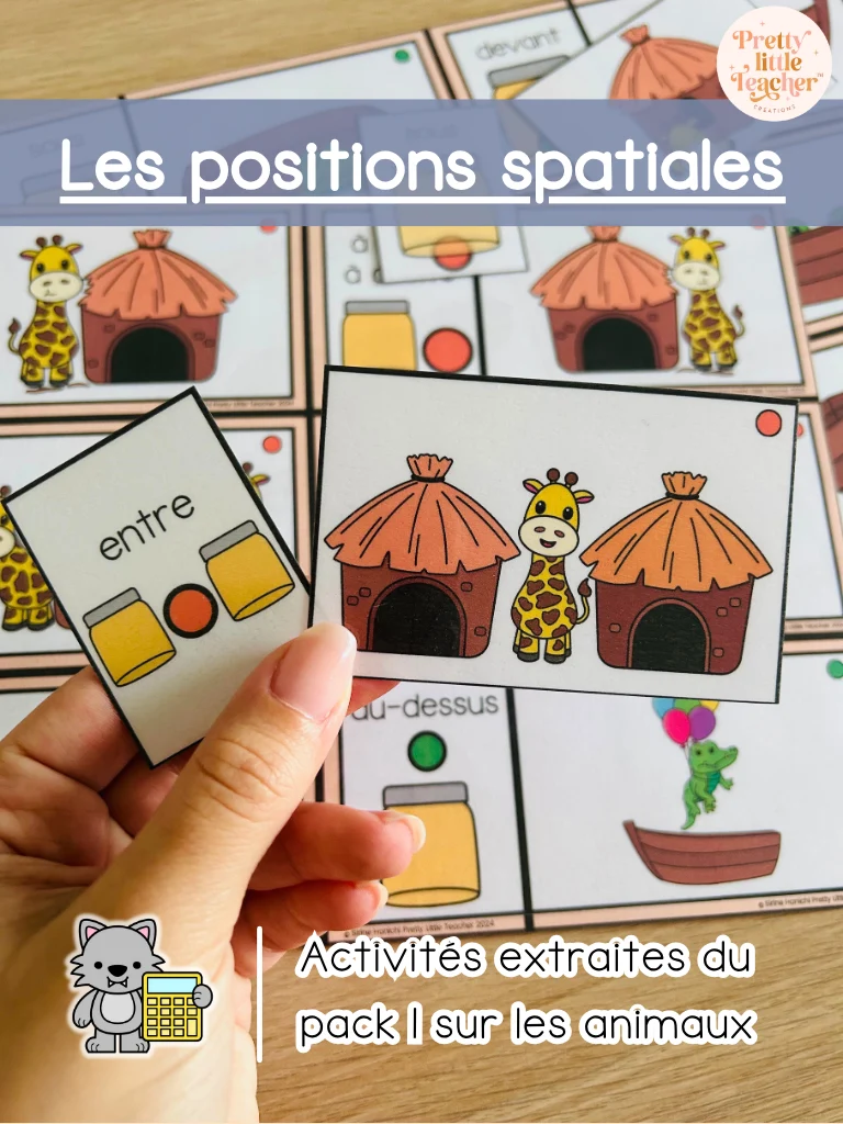 Les positions spatiales (3x)