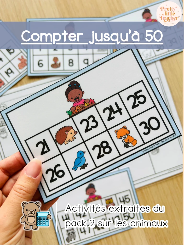 Les nombres jusqu'à 50 (3x)