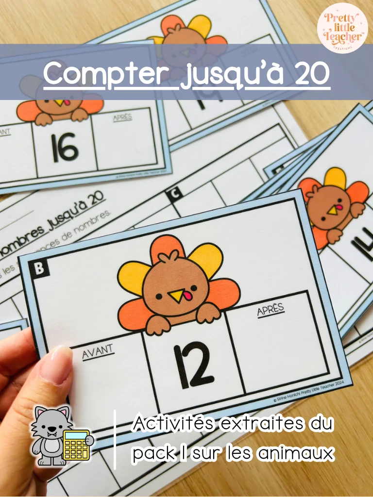 Compter jusqu’à 20 (3x)