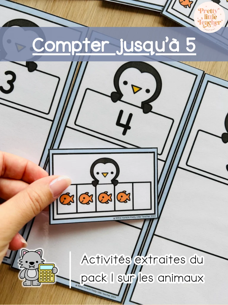 Compter jusqu’à 5 (3x)