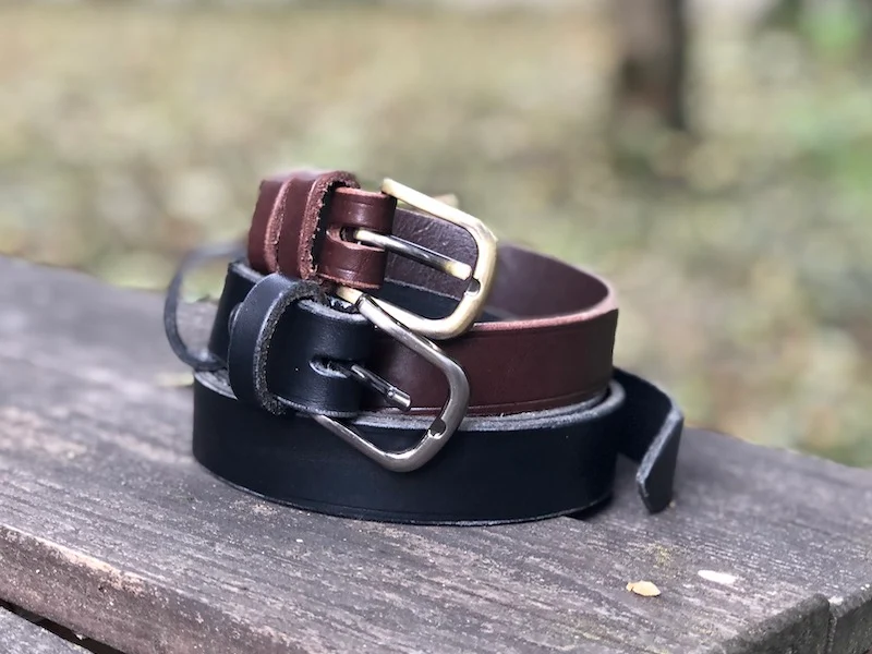Ceinture en véritable cuir de vachette