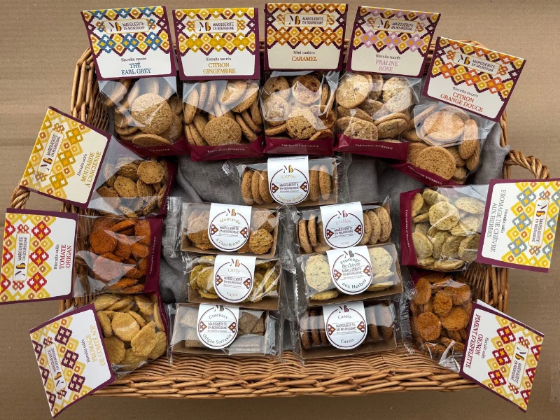 Assortiment Généreux de biscuits Sucré Salé
