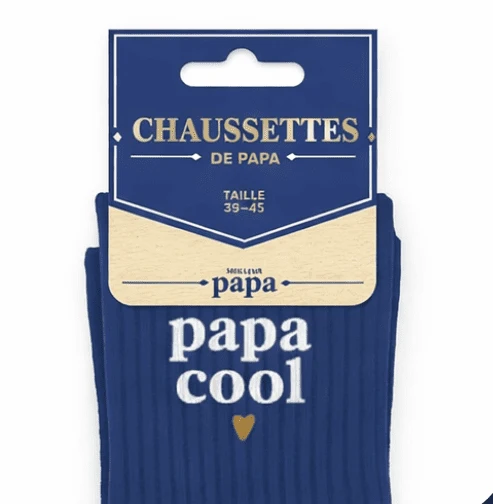 Chaussettes "papa cool, ours, d'amour" / Taille unique : 39-45