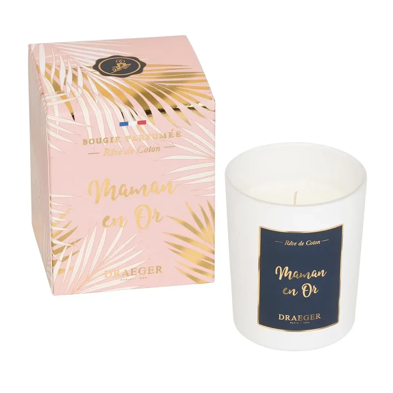 Bougie Maman en Or - Made in France et Cire Végétale