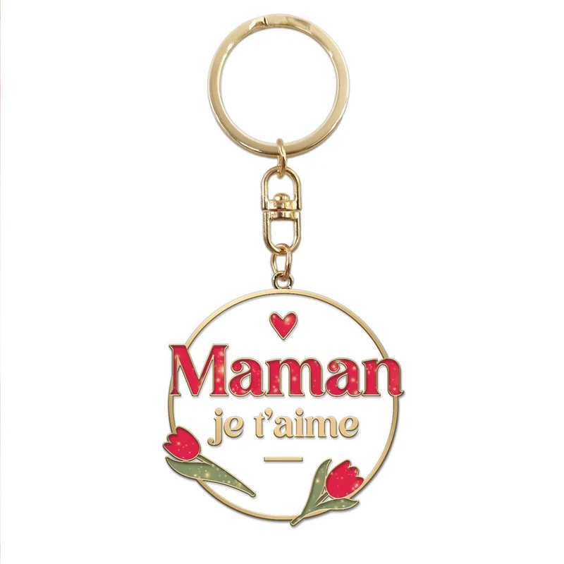 Porte-clés "Maman je t'aime"