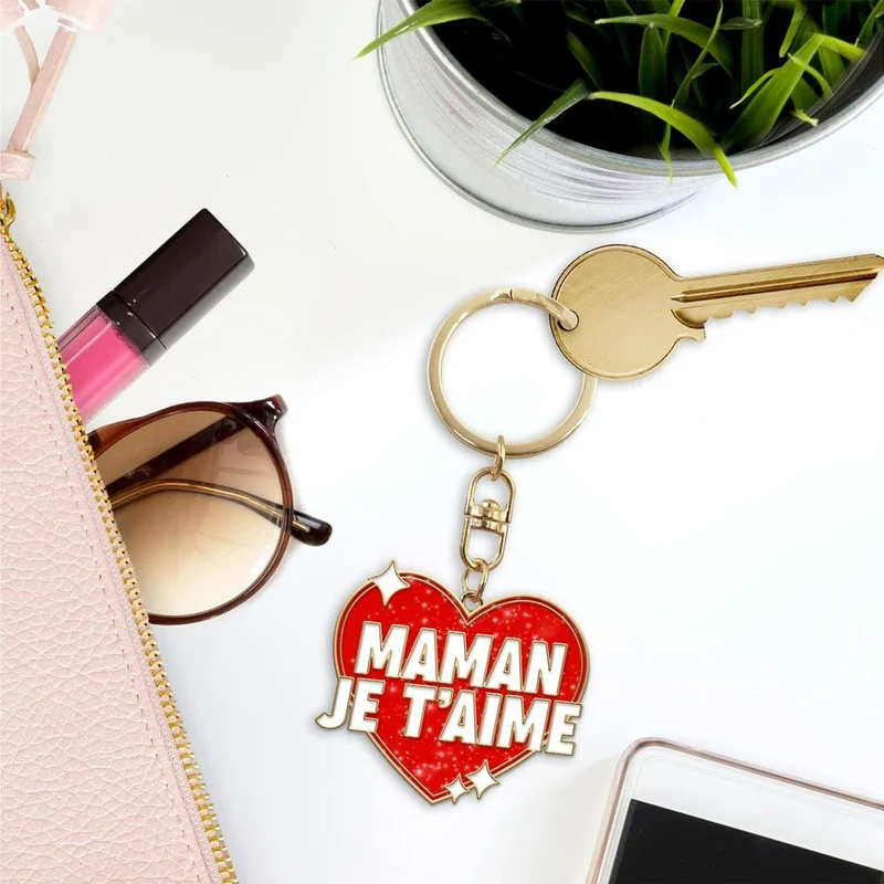 Porte-clés "Maman je t'aime"