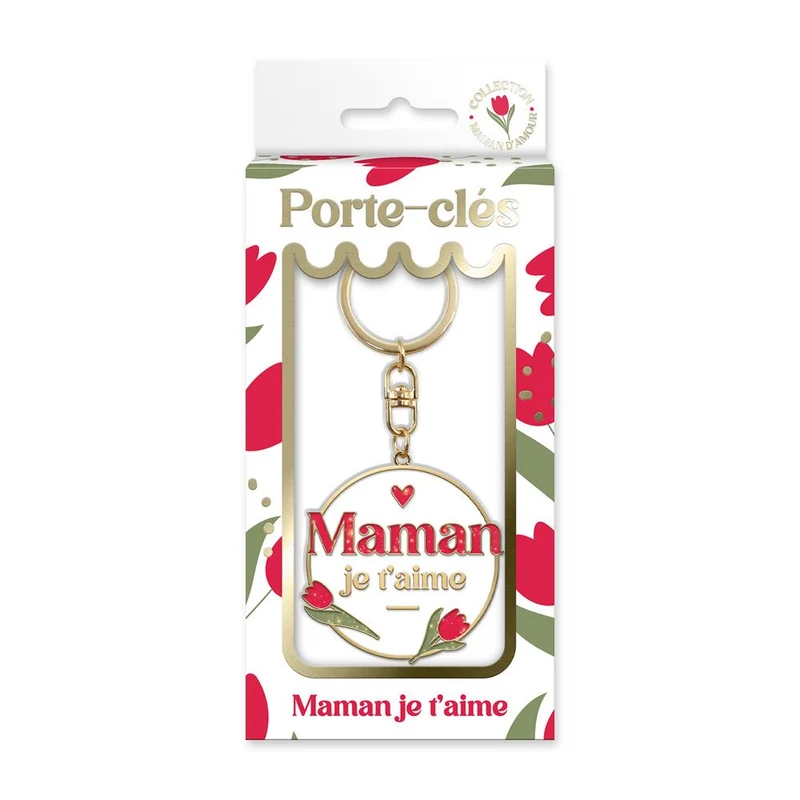 Porte-clés "Maman je t'aime"