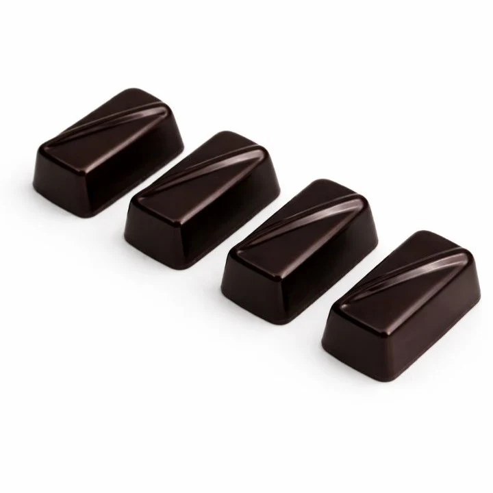 4 Chocolats noirs pralinés artisanaux