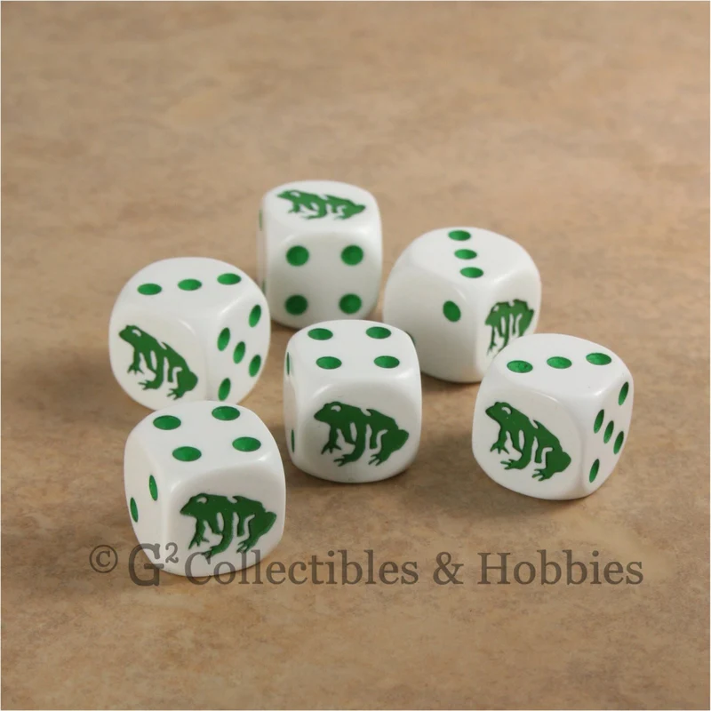 Frog 6pc Dice Set