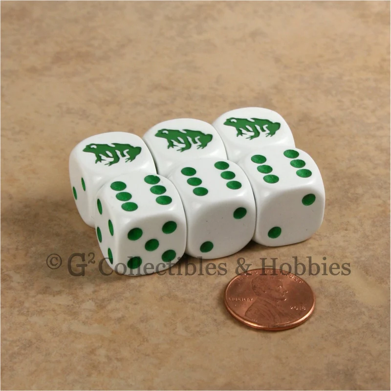 Frog 6pc Dice Set