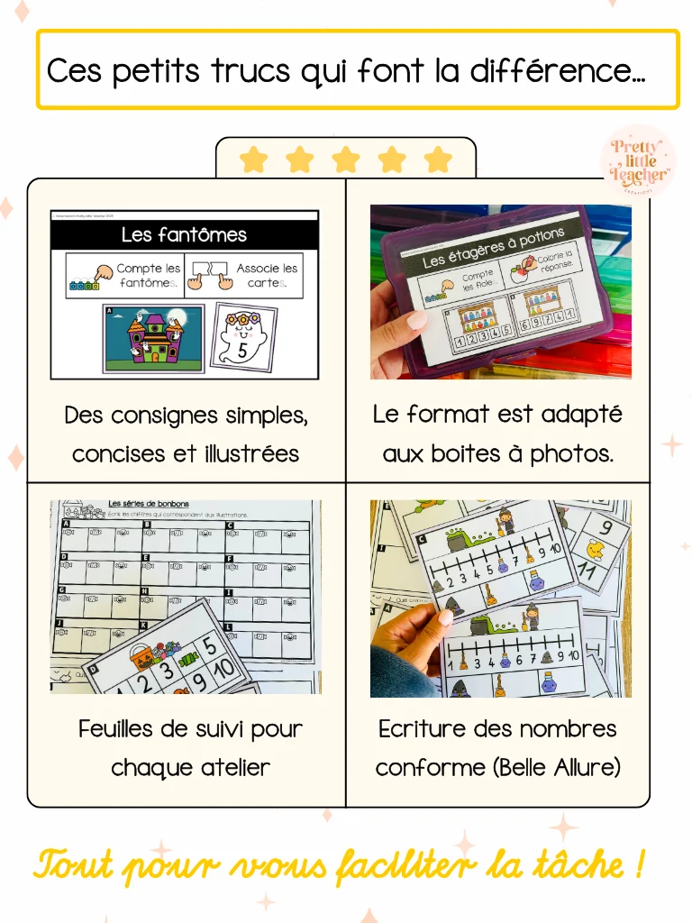 Dénombrer jusqu'à 5, les amis de 5 (5x)