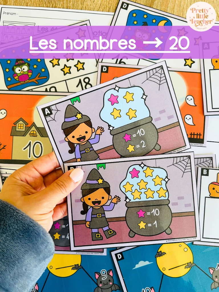 Les nombres de 11 à 20 (x8)
