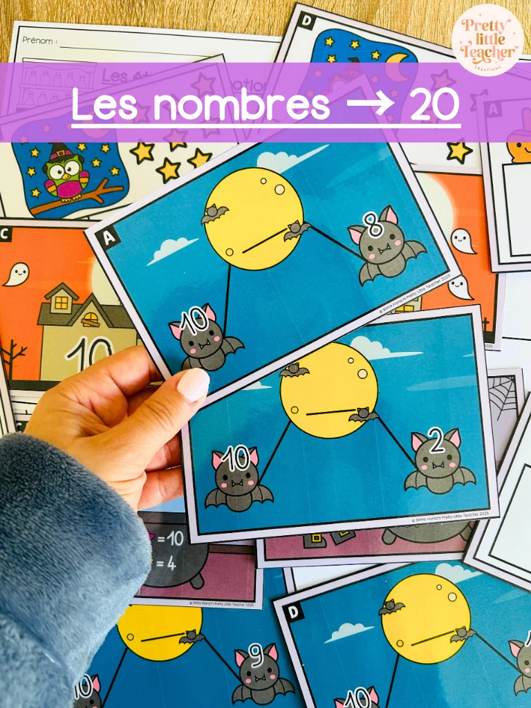Les nombres de 11 à 20 (x8)