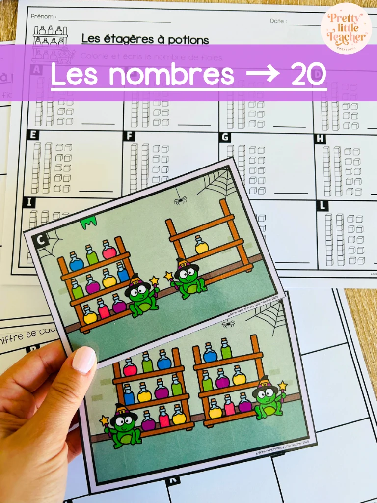 Les nombres de 11 à 20 (x8)