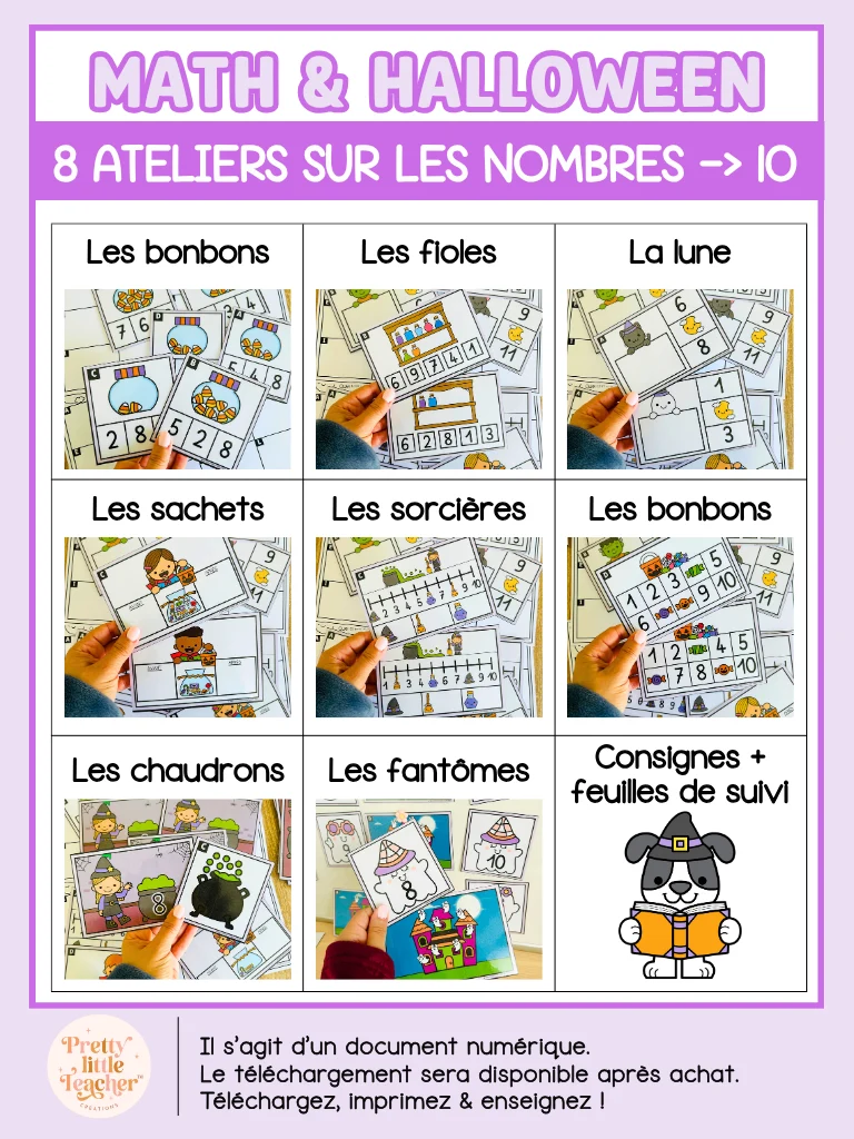 Les nombres jusqu'à 10 (x8)