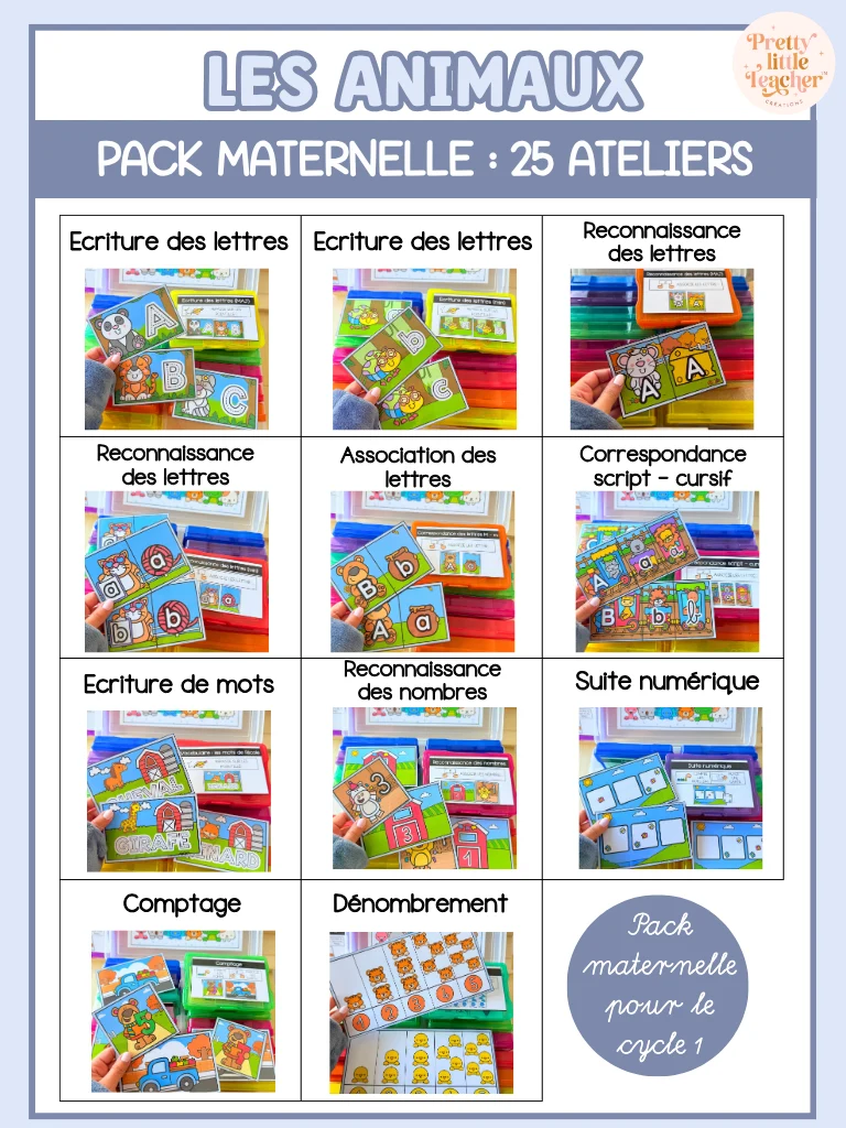 Pack Maternelle sur les animaux