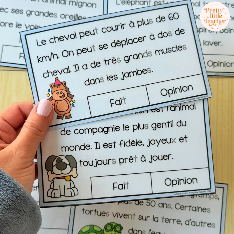 Pack 2 Français sur les animaux