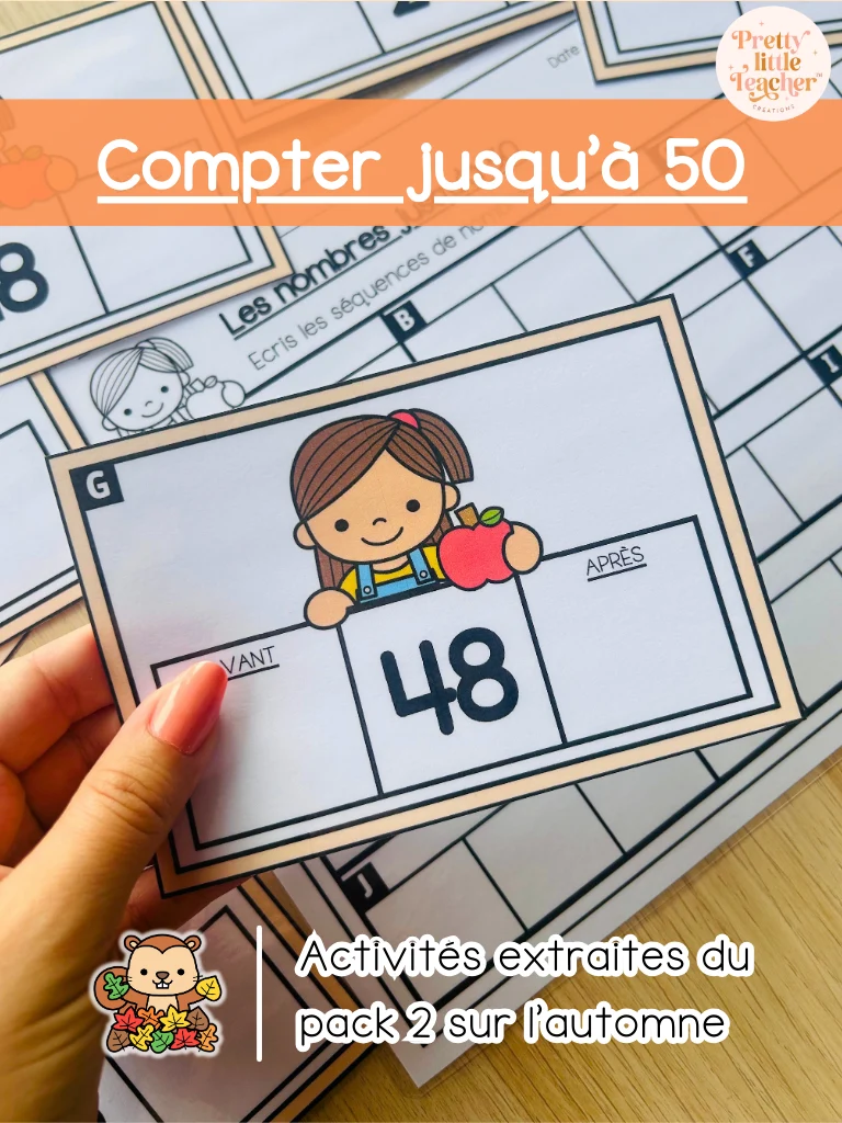 Les nombres jusqu'à 50 (3x)