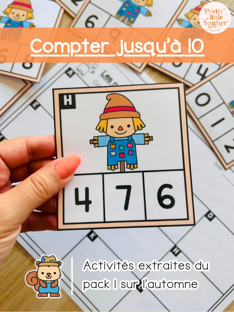Compter jusqu’à 10 (3x)
