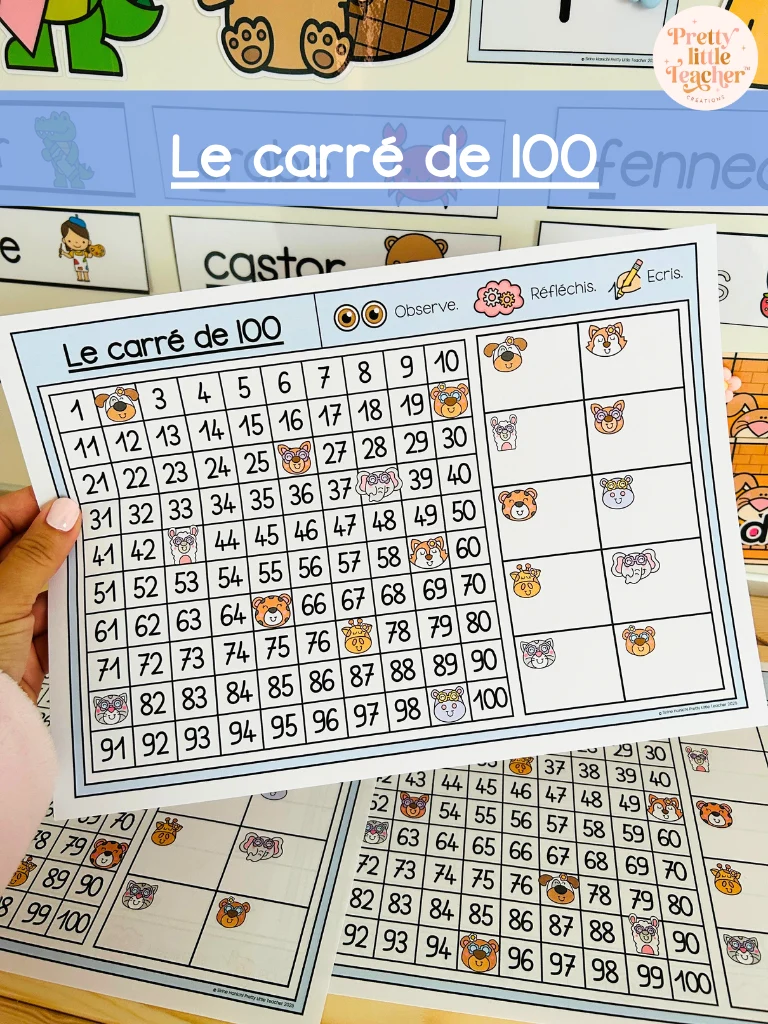 Le carré de 100