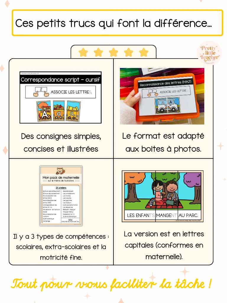 Pack Maternelle sur l'automne