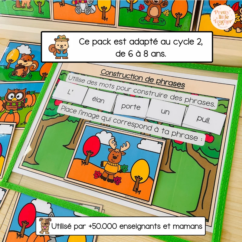 Pack 2 Français sur l'automne