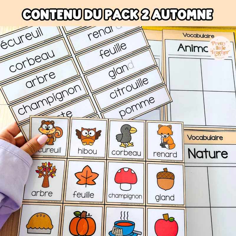 Pack 2 Français sur l'automne