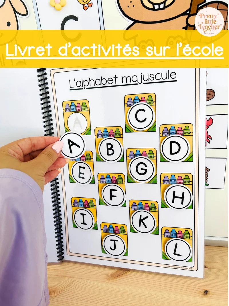 Livret d'activités sur l'école (3 à 5 ans)